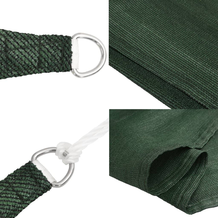 Pânză parasolar, verde închis, 3x3x4,2 m, HDPE, 160 g/m² - WALTI WALTI