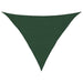 Pânză parasolar, verde închis, 3,5x3,5x4,9 m, HDPE, 160 g/m² - WALTI WALTI