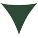 Pânză parasolar, verde închis, 4x4x4 m, HDPE, 160 g/m² - WALTI WALTI