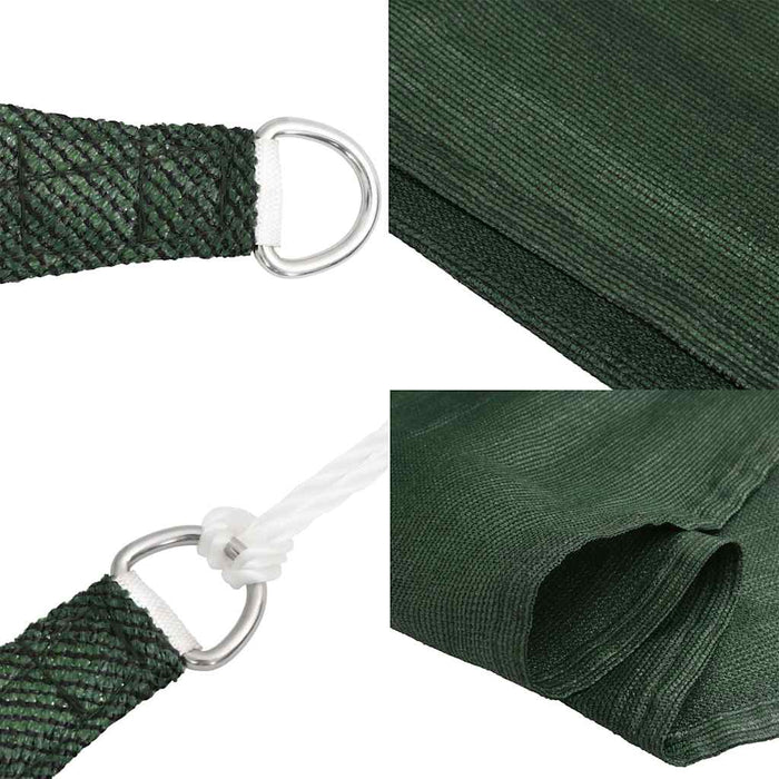 Pânză parasolar, verde deschis, 5x7x7 m, HDPE, 160 g/m² WALTI