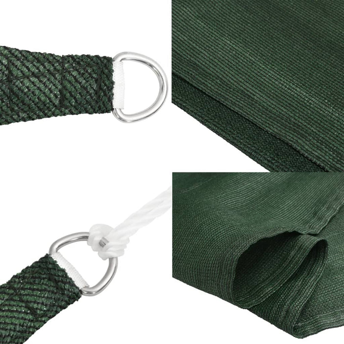 Pânză parasolar, verde închis, 4x5x6,8 m, HDPE, 160 g/m² WALTI