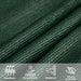Pânză parasolar verde închis 6x6x6 m HDPE 160 g/m² triunghiular - WALTI WALTI