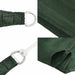 Pânză parasolar, verde închis, 4/5x4 m, HDPE, 160 g/m² - WALTI WALTI