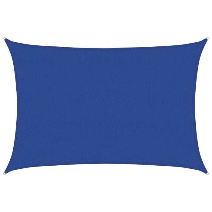 Pânză parasolar, albastru dreptunghiular 4x6 m HDPE 160 g/m² WALTI