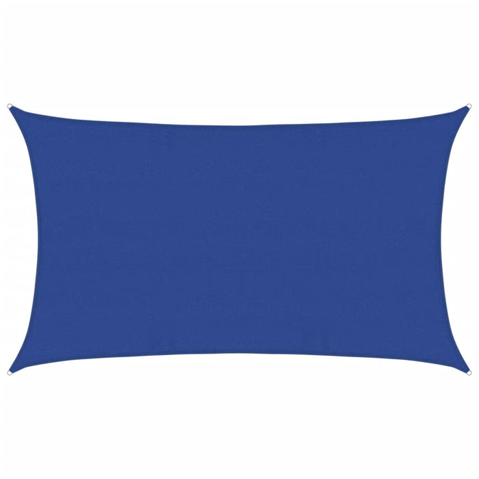 Pânză parasolar, albastru dreptunghiular 5x8 m HDPE 160 g/m² WALTI