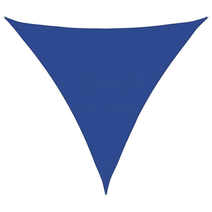 Pânză parasolar, albastru, 5x5x5m, HDPE, 160 g/m², triunghiular WALTI