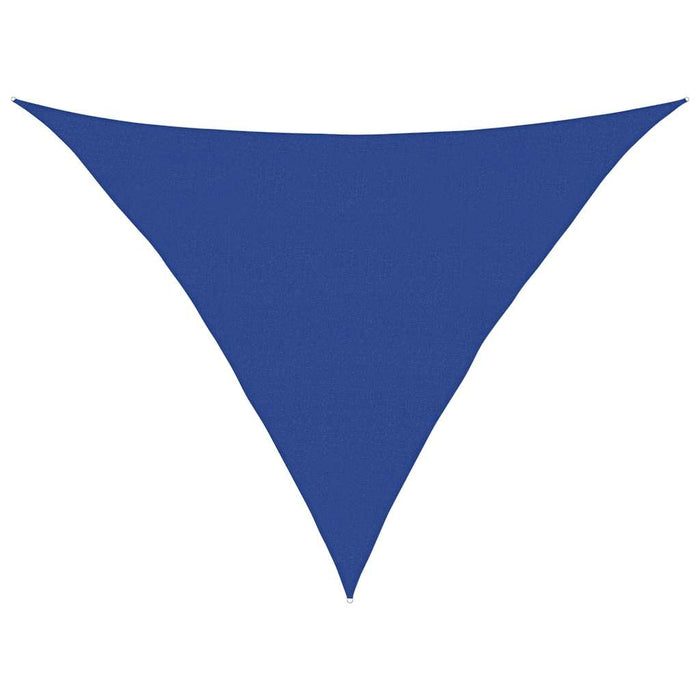 Pânză parasolar, albastru, 5x5x6m, HDPE, 160 g/m², triunghiular WALTI