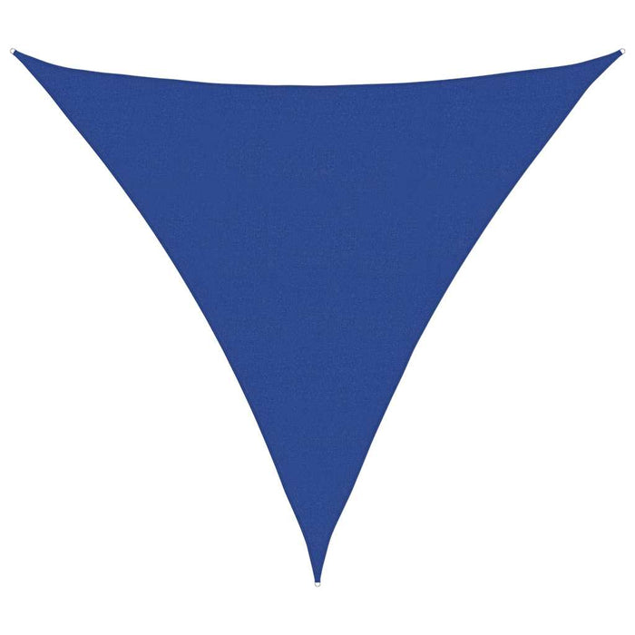 Pânză parasolar, albastru, 6x6x6m, HDPE, 160 g/m², triunghiular WALTI
