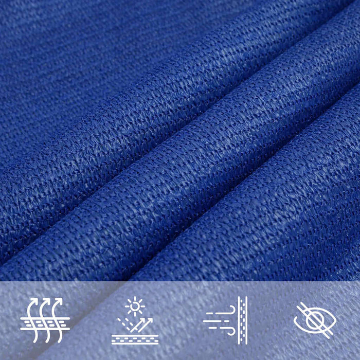 Pânză parasolar, albastru, 4/5x4 m, HDPE, 160 g/m², trapez WALTI