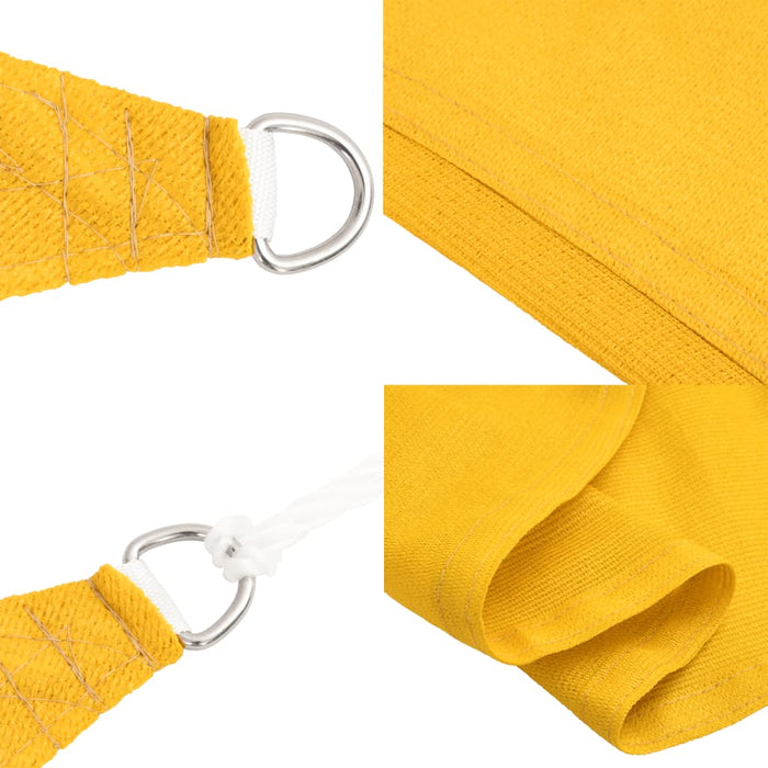 Pânză parasolar, galben, 3x4 m HDPE, 160 g/m² WALTI