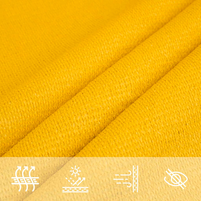 Pânză parasolar, galben, 3x4 m HDPE, 160 g/m² WALTI