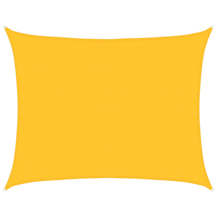 Pânză parasolar, galben dreptunghiular 6x7 m, HDPE, 160 g/m² - WALTI WALTI
