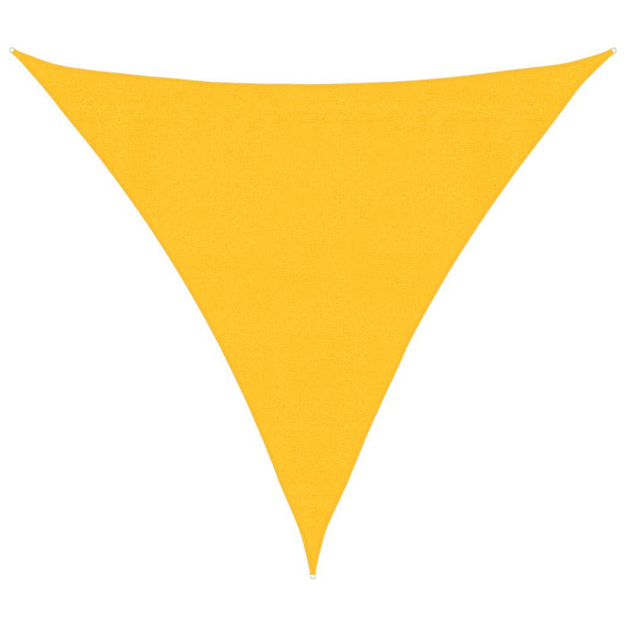 Pânză parasolar, galben, triunghiular, 3x3x3 m, HDPE, 160 g/m² - WALTI WALTI