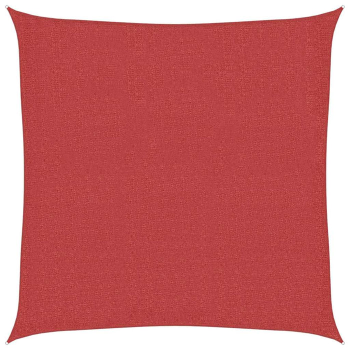 Pânză parasolar, roșu, 3,6x3,6 m, HDPE WALTI
