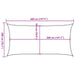 Pânză parasolar, roșu, 2x4 m, HDPE, 160 g/m² - WALTI WALTI