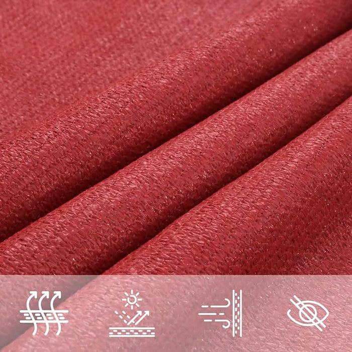 Pânză parasolar, roșu, 2x4,5 m, HDPE, 160 g/m² - WALTI WALTI