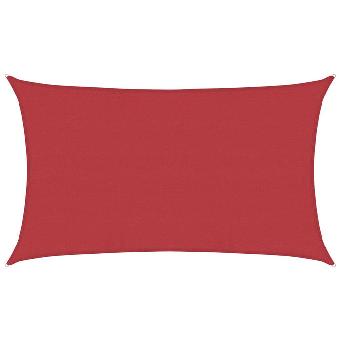 Pânză parasolar, roșu, 5x8 m, HDPE, 160 g/m² WALTI