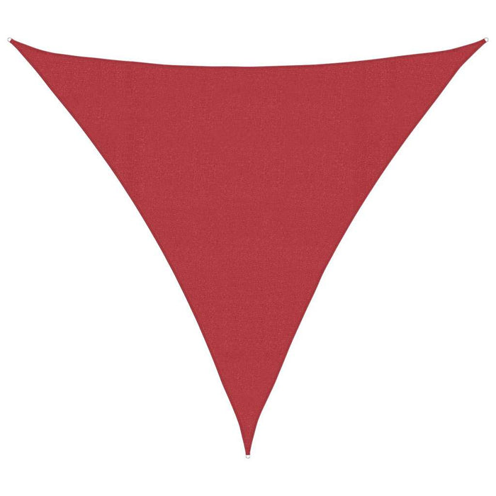 Pânză parasolar, roșu, 4,5x4,5x4,5 m, HDPE, 160 g/m² WALTI