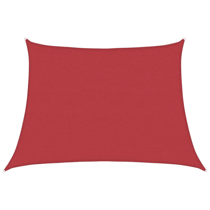 Pânză parasolar, roșu, 4/5x3 m, HDPE, 160 g/m² - WALTI WALTI