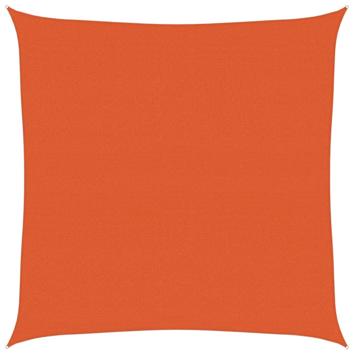 Pânză parasolar, portocaliu, pătrat, 7 x 7 m, 160 g/m², HDPE - WALTI WALTI