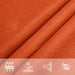 Pânză parasolar, portocaliu, 2x2,5 m, HDPE, 160 g/m² - WALTI WALTI