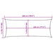 Pânză parasolar, portocaliu, 2x5 m, HDPE, 160 g/m² - WALTI WALTI
