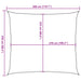 Pânză parasolar, portocaliu, 2,5x3 m, HDPE, 160 g/m² - WALTI WALTI