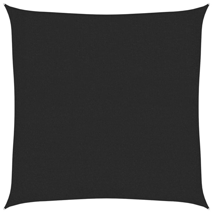 Pânză parasolar, negru, 3,6 x 3,6 m, HDPE, 160 g/m² - WALTI WALTI