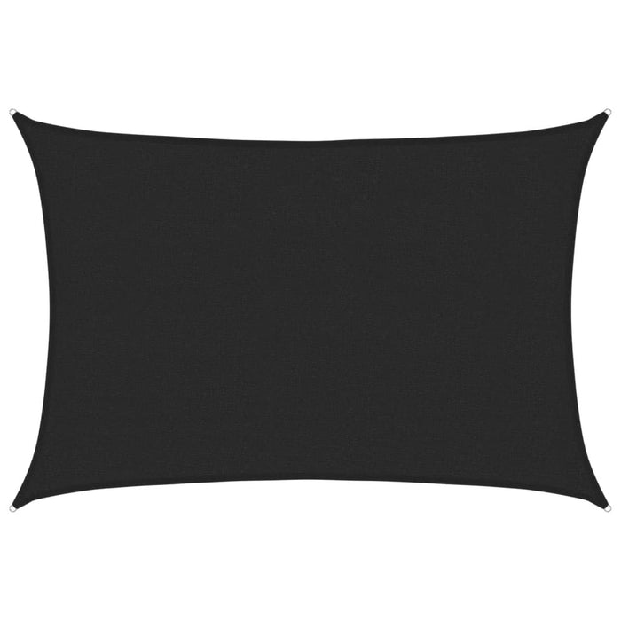 Pânză parasolar, negru, 2,5x4 m, HDPE, 160 g/m² - WALTI WALTI