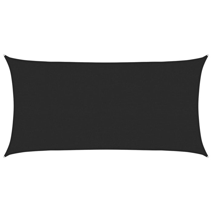 Pânză parasolar, negru, 2,5x4,5 m, HDPE, 160 g/m² - WALTI WALTI