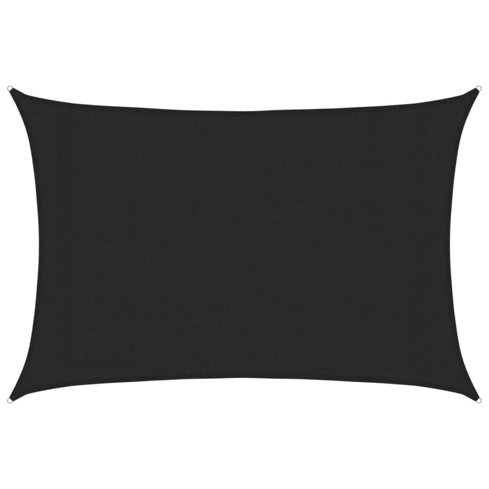 Pânză parasolar, negru, 3x4 m, HDPE, 160 g/m² - WALTI WALTI