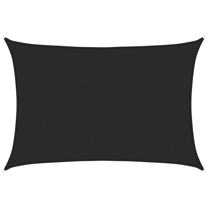 Pânză parasolar, negru, 3x4,5 m, HDPE, 160 g/m² - WALTI WALTI