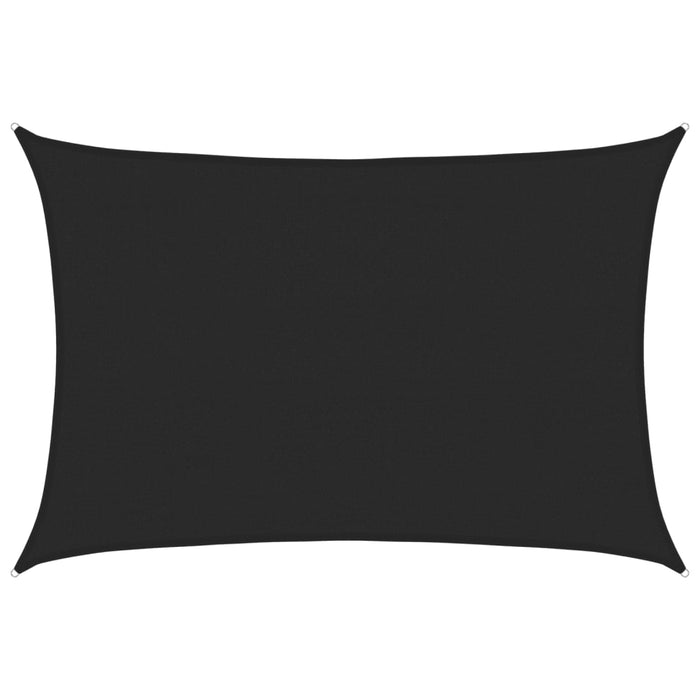 Pânză parasolar, negru, 4x6 m, HDPE, 160 g/m² WALTI