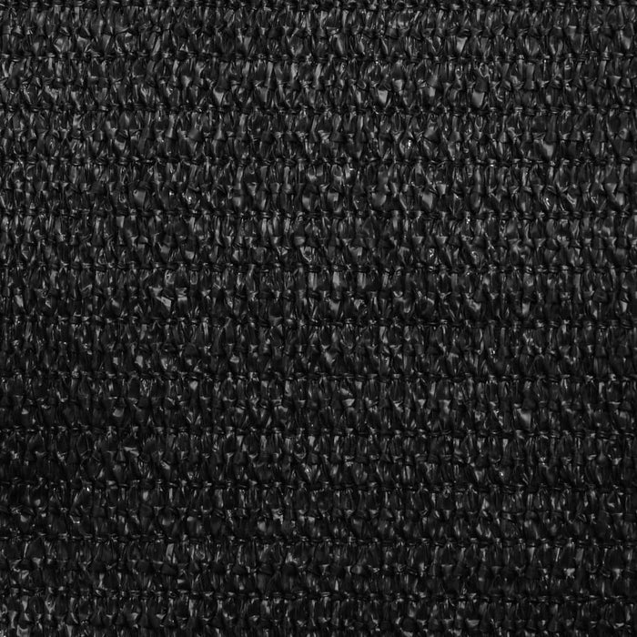 Pânză parasolar, negru, 4x6 m, HDPE, 160 g/m² WALTI