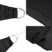 Pânză parasolar, negru, 3 x 3 x 4,2 m, HDPE, 160 g/m² - WALTI WALTI