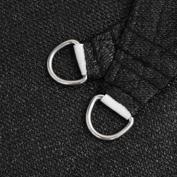 Pânză parasolar, negru, 3x4x4m, HDPE, 160 g/m², triunghiular - WALTI WALTI