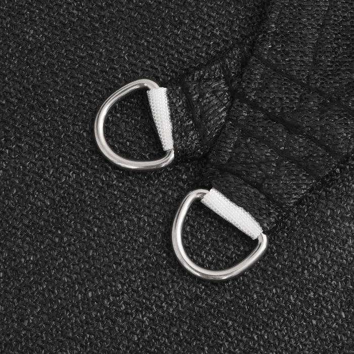 Pânză parasolar, negru, 3,5x3,5x4,9 m, HDPE, 160 g/m² - WALTI WALTI