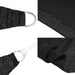 Pânză parasolar, negru, 4,5x4,5x4,5 m, HDPE, 160 g/m² - WALTI WALTI