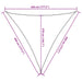 Pânză parasolar, negru, 4,5x4,5x4,5 m, HDPE, 160 g/m² - WALTI WALTI