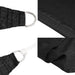 Pânză parasolar, negru, 4x5x5 m, HDPE, 160 g/m² - WALTI WALTI