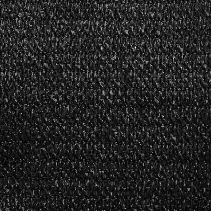Pânză parasolar, negru, 4/5x4 m, HDPE, 160 g/m², trapez WALTI