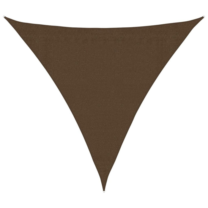Pânză parasolar, maro, 3,6x3,6x3,6 m, HDPE, 160 g/m² - WALTI WALTI