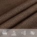 Pânză parasolar, maro, 4,5x4,5x4,5 m, HDPE, 160 g/m² - WALTI WALTI