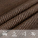 Pânză parasolar, maro, 5x5x6 m, HDPE, 160 g/m² - WALTI WALTI
