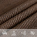 Pânză parasolar, maro, 3/4x3 m, HDPE, 160 g/m² - WALTI WALTI