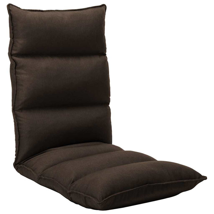 Scaun de podea pliabil, maro, material textil WALTI