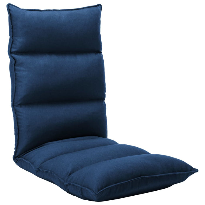 Scaun de podea pliabil, albastru, material textil - WALTI WALTI
