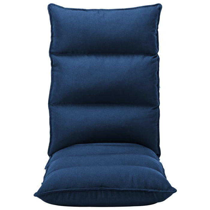 Scaun de podea pliabil, albastru, material textil - WALTI WALTI