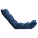 Scaun de podea pliabil, albastru, material textil - WALTI WALTI