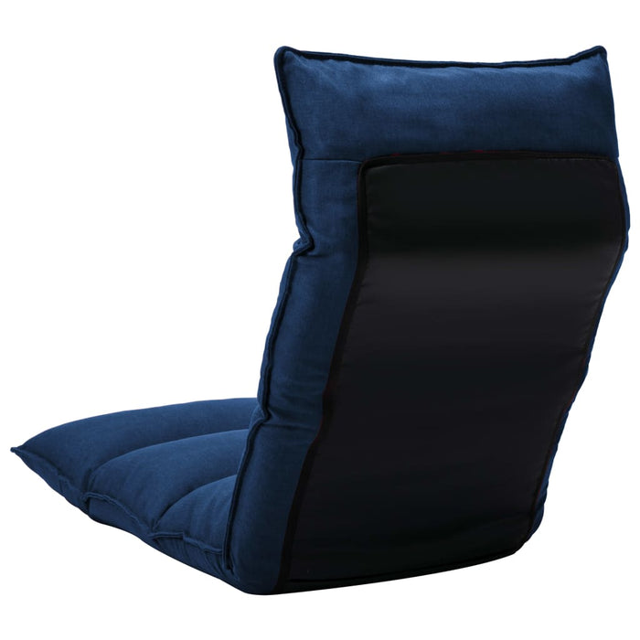 Scaun de podea pliabil, albastru, material textil - WALTI WALTI